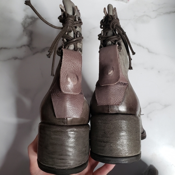 AS 98 Oswald Boots Smoke Size 41 Leather NEW - Picture 4 of 7
